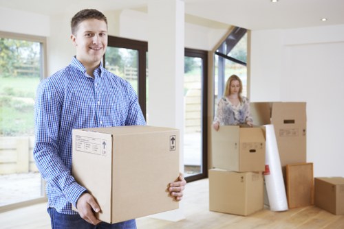 Local moving service navigating residential streets in South Croydon