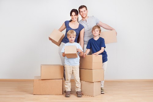 South Croydon moving team loading boxes and household items