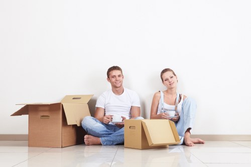 Commercial removals for an office move in South Croydon