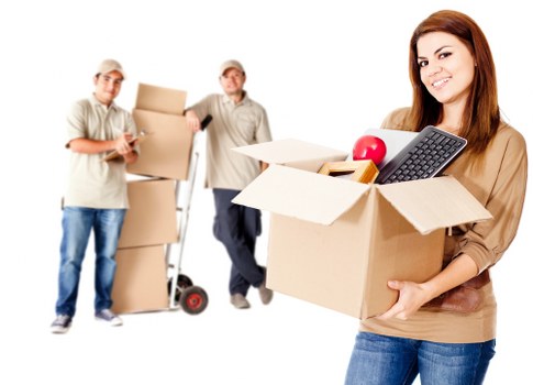 Packed moving boxes and furniture for a South Croydon removals service