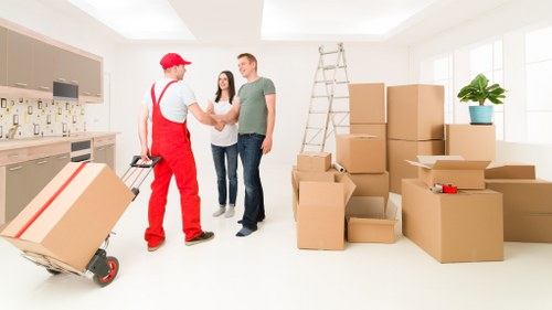 South Croydon removals van ready for home or office relocation