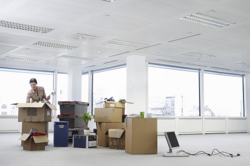 Professional moving truck loading furniture in South Croydon